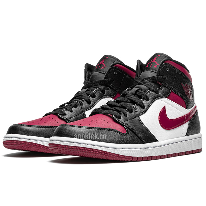 Air Jordan 1 Mid Bred Toe 554724 066 New Release Date (2) - newkick.cc