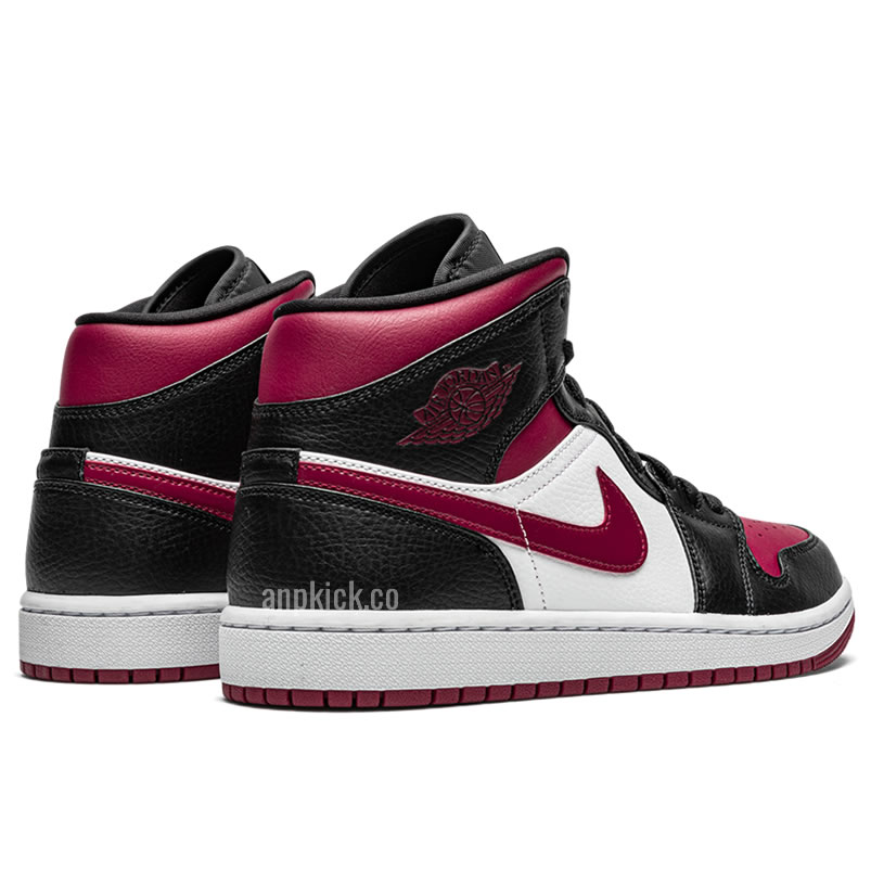 Air Jordan 1 Mid Bred Toe 554724 066 New Release Date (3) - newkick.cc