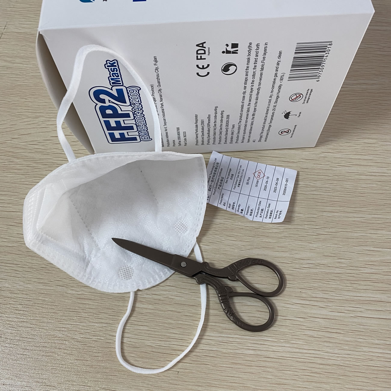 Ffp2 Mask Particulate Respirator 50pieces Box Model Z9501 (5) - newkick.cc