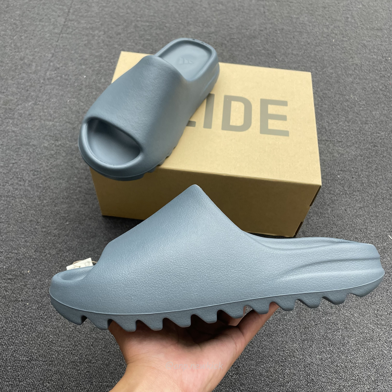 Adidas Yeezy Slide Slate Marine Id2349 (5) - newkick.cc