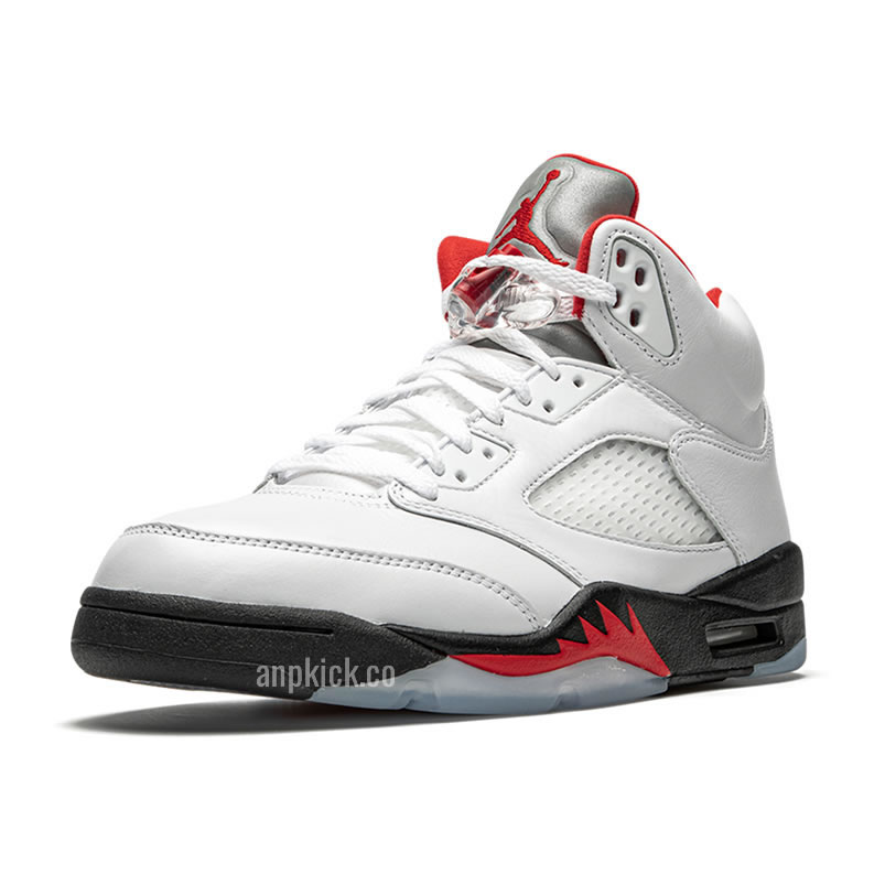 Air Jordan 5 Fire Red 3m 2020 Silver Tongue Og Da1911 102 (4) - newkick.cc