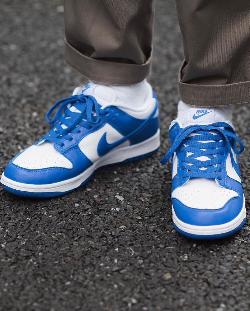 Nike Sb Dunk Low Sp Kentucky Varsity Royal Blue Cu1726 100 On Feet (2) - newkick.cc