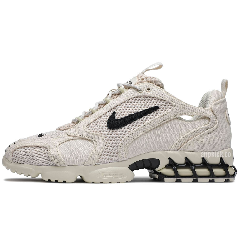 Stussy Nike Air Zoom Spiridon Caged 2 Fossil Cq5486 200 Release Date (1) - newkick.cc