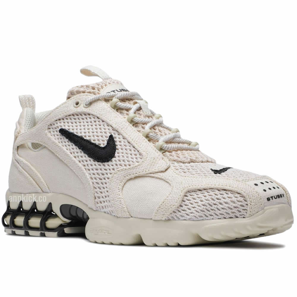 Stussy Nike Air Zoom Spiridon Caged 2 Fossil Cq5486 200 Release Date (3) - newkick.cc