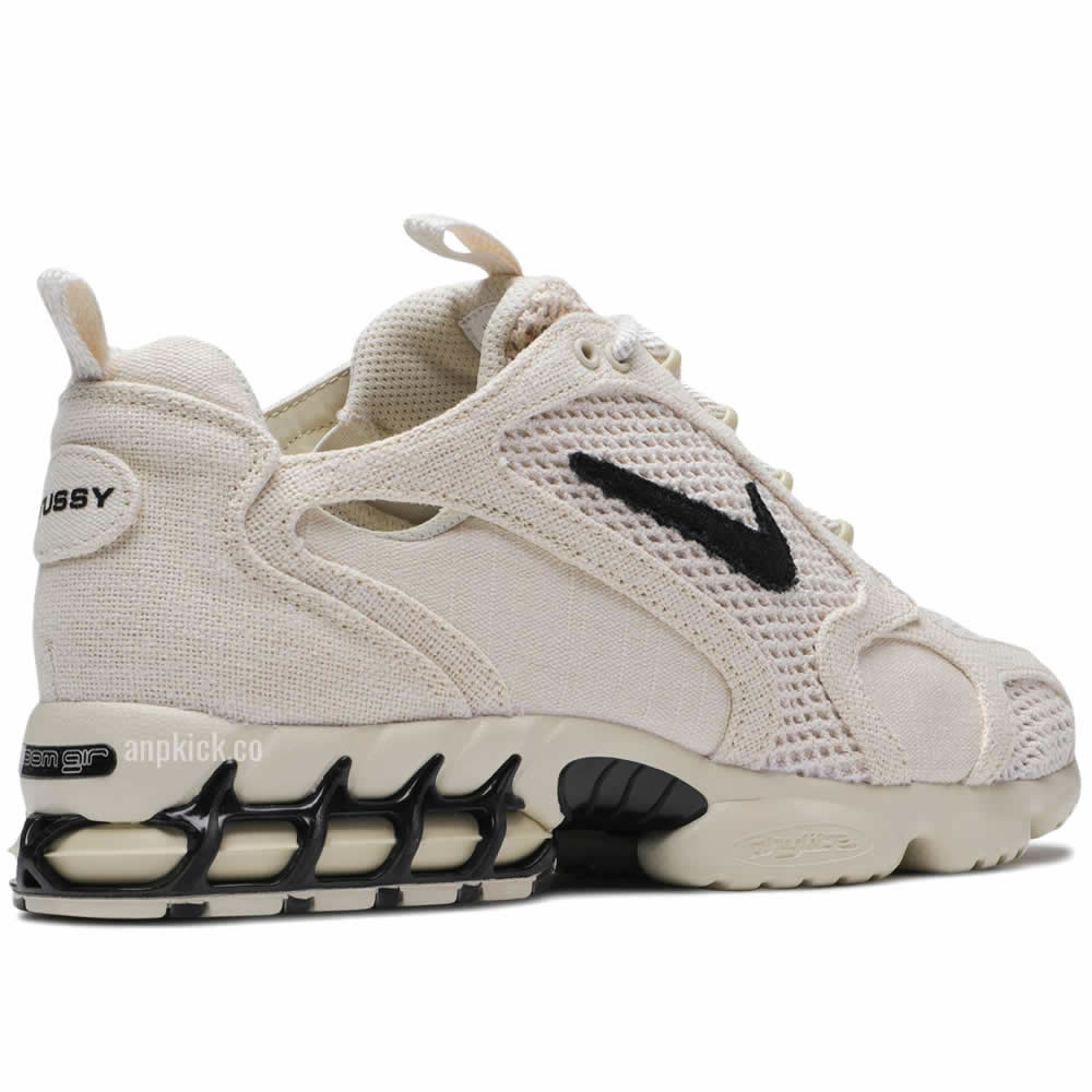 Stussy Nike Air Zoom Spiridon Caged 2 Fossil Cq5486 200 Release Date (4) - newkick.cc