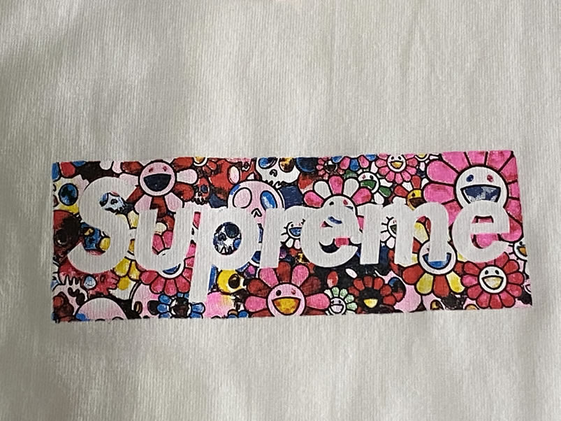 Supreme Covid 19 Relief Box Logo Tee T Shirt Takashi Murakami Kaikai Kiki Flower Skulls (7) - newkick.cc