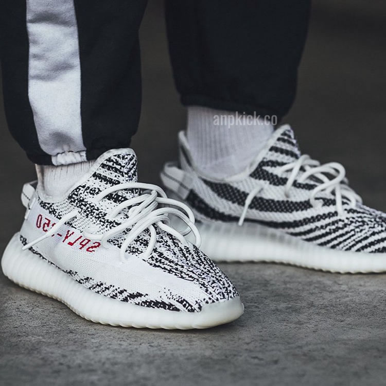 Adidas Yeezy Boost 350 V2 Zebra 2020 Restock Cp9654 Release Date On Feet (1) - newkick.cc