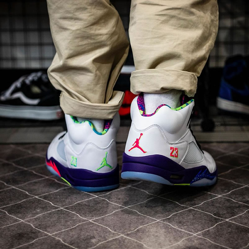 Air Jordan 5 Alternate Fresh Prince Bel Air On Feet Release Date Db3335 100 (3) - newkick.cc