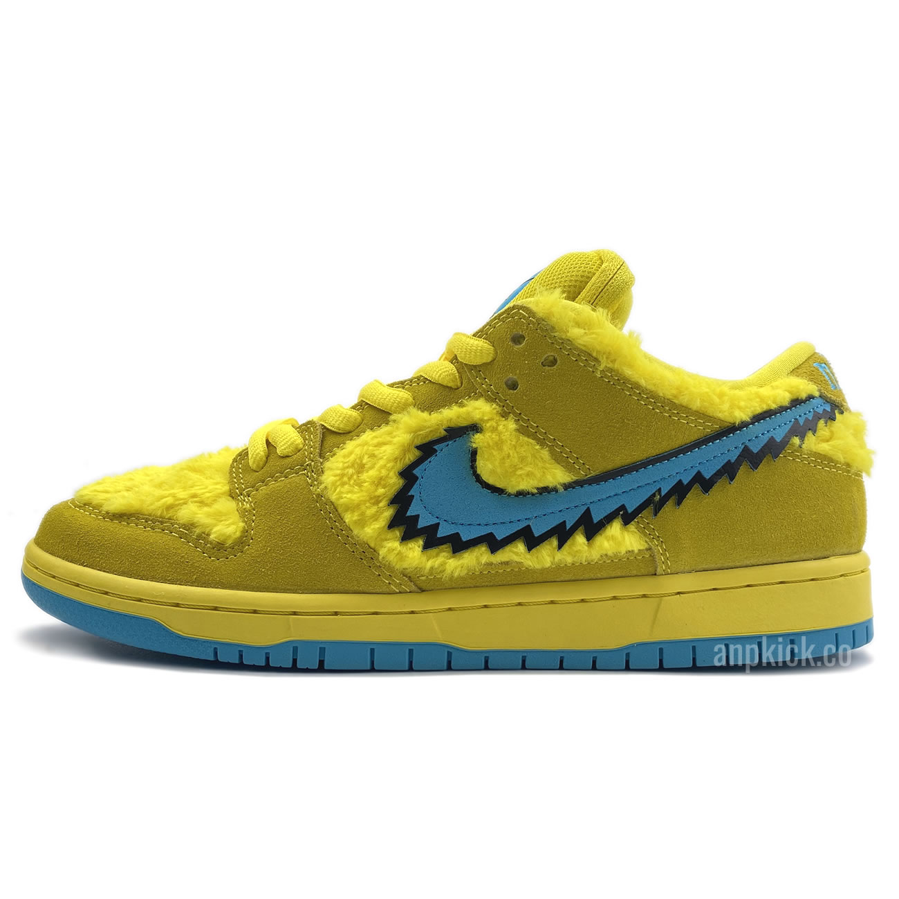 Grateful Dead Bears Nike Sb Dunk Low Yellow Bear Cj5378 700 (1) - newkick.cc