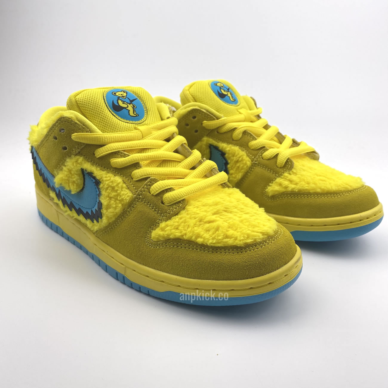 Grateful Dead Bears Nike Sb Dunk Low Yellow Bear Cj5378 700 (3) - newkick.cc