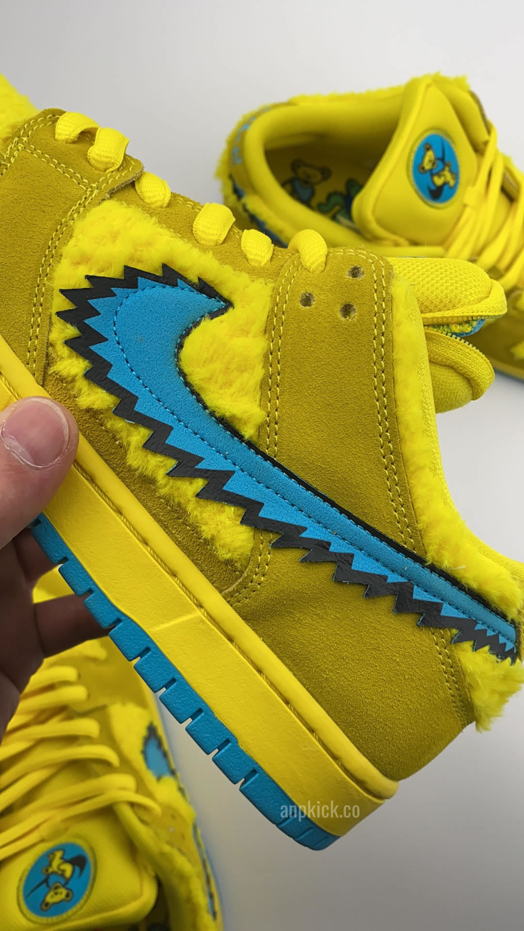 Grateful Dead Bears Nike Sb Dunk Low Yellow Bear Cj5378 700 (6) - newkick.cc