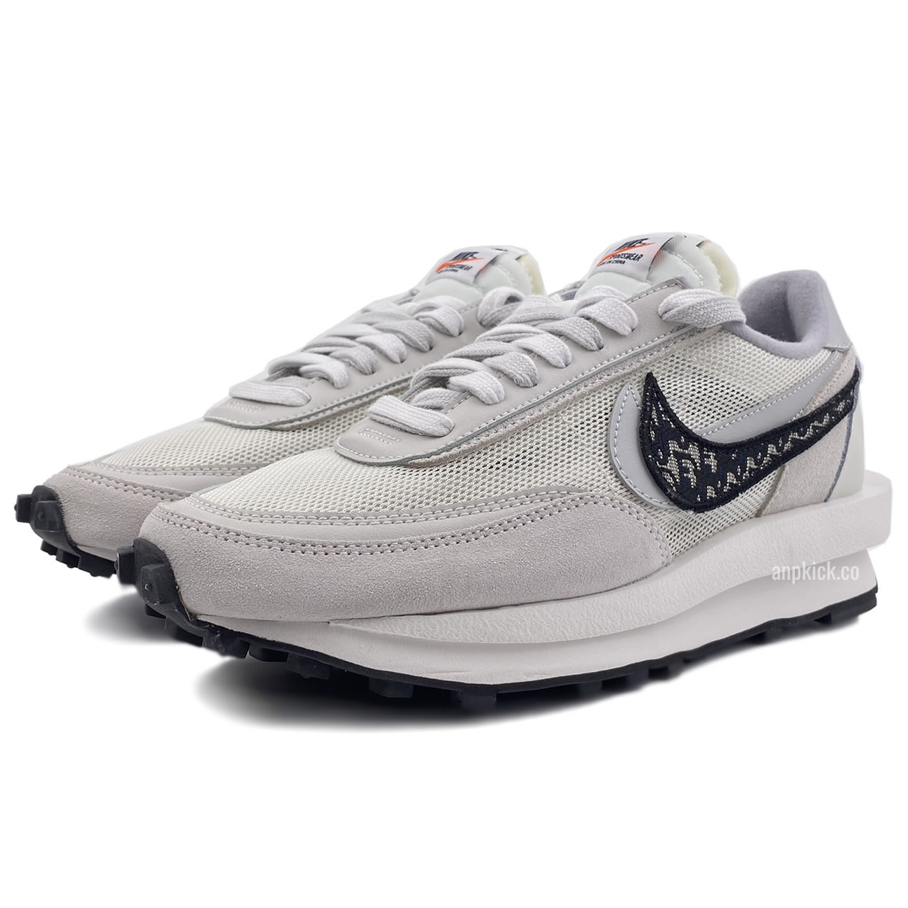 Sacai Dior Nike Ldwaffle Sneakers Cn8898 002 (3) - newkick.cc