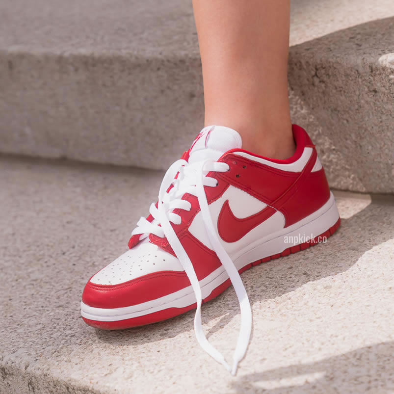 Nike Dunk Low Sp University Red On Feet 2020 Release Date Cu1727 100 (1) - newkick.cc