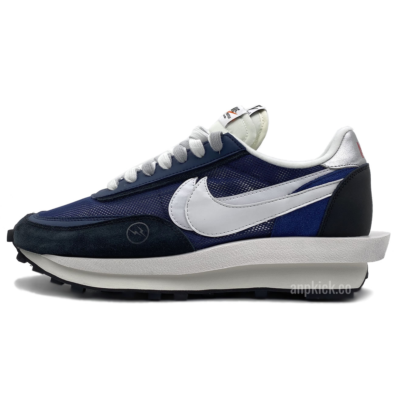 Sacai Fragment Design Nike Lvd Waffle Daybreak Grid Navy Blue Black Bv0073 008 (1) - newkick.cc