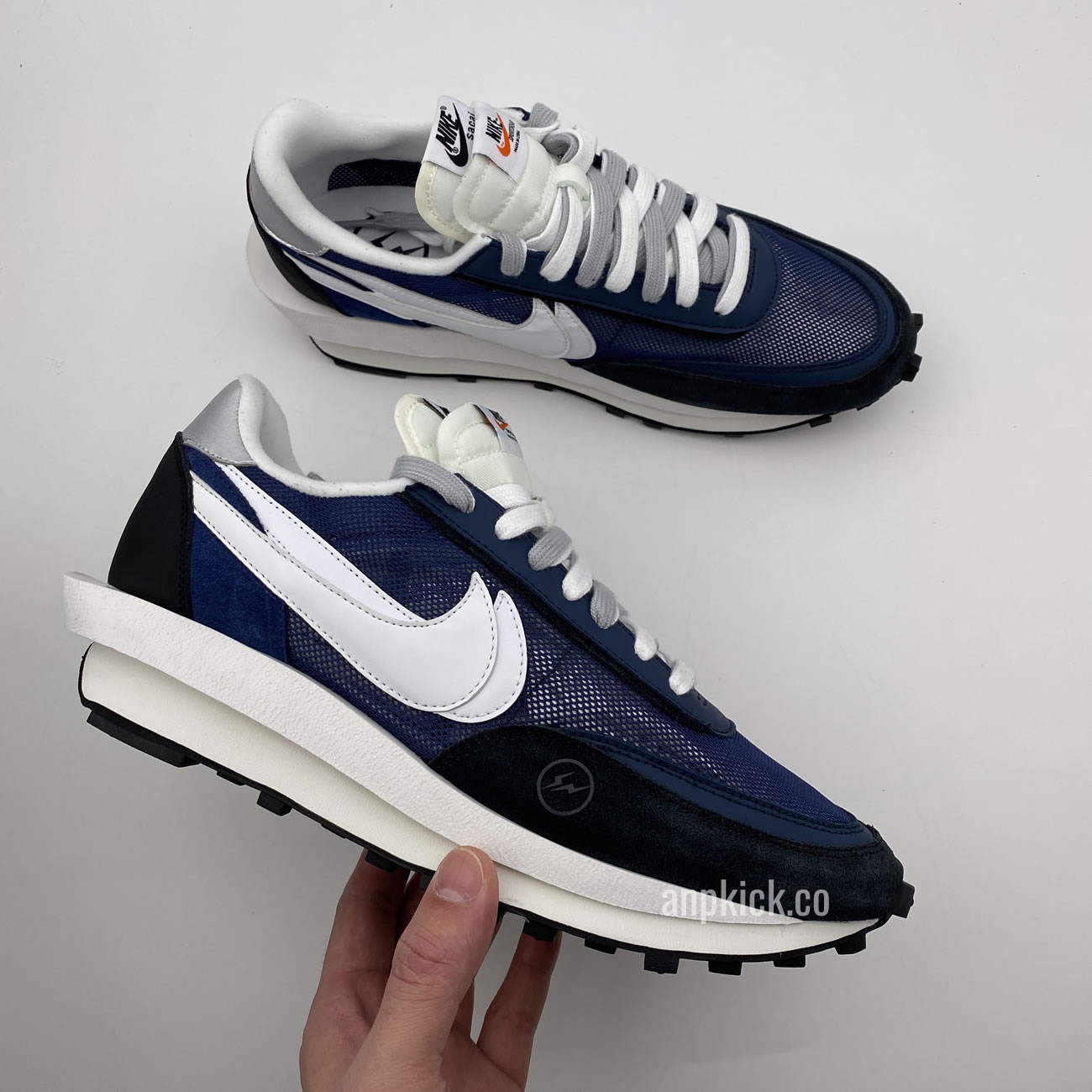 Sacai Fragment Design Nike Lvd Waffle Daybreak Grid Navy Blue Black Bv0073 008 (13) - newkick.cc