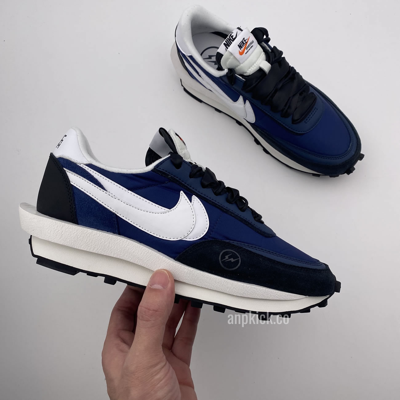 Sacai Fragment Design Nike Lvd Waffle Daybreak Navy Blue Black Bv0073 041 (9) - newkick.cc