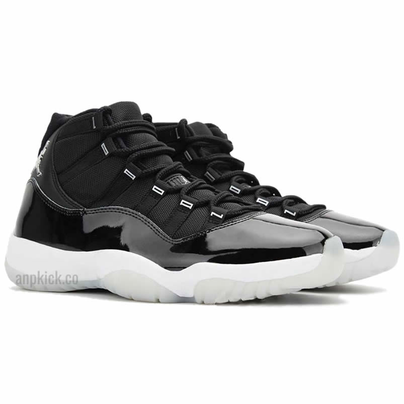 Air Jordan 11 Retro 25th Anniversary Black Metallic Silver Ct8012 011 (3) - newkick.cc