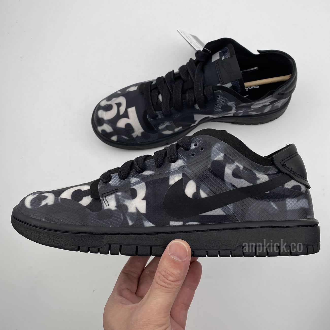 Comme Des Garcons Cdg Nike Dunk Low Black Cz2675 001 (13) - newkick.cc