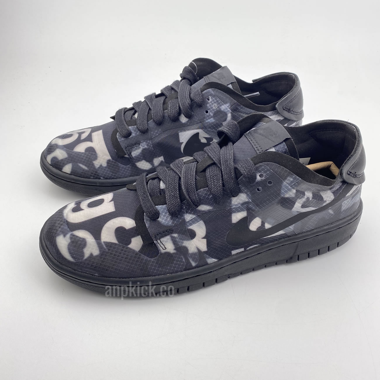 Comme Des Garcons Cdg Nike Dunk Low Black Cz2675 001 (4) - newkick.cc