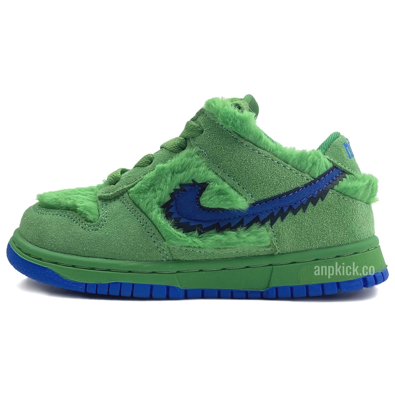 Kids Childrens Grateful Dead Bears Nike Sb Dunk Low Green Bear Cu1727 106 (1) - newkick.cc