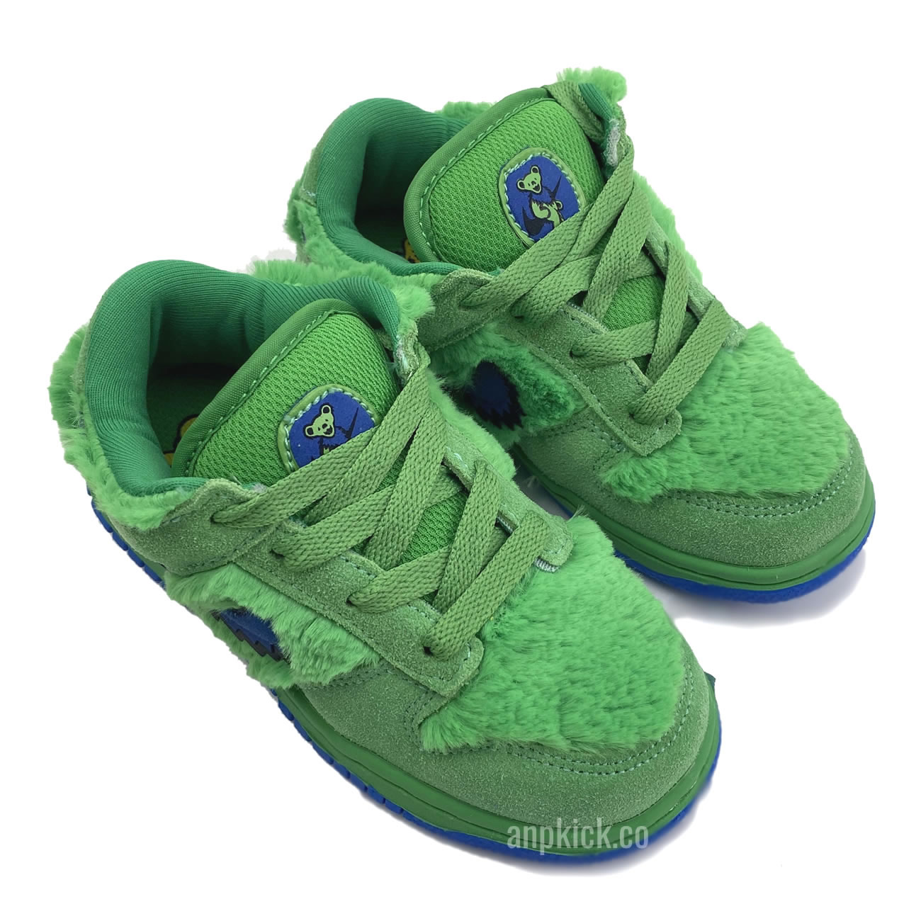 Kids Childrens Grateful Dead Bears Nike Sb Dunk Low Green Bear Cu1727 106 (2) - newkick.cc