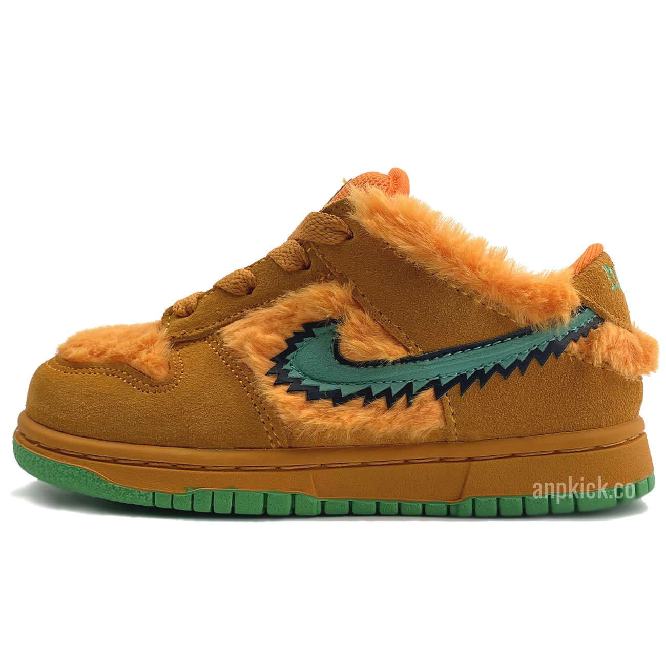 Kids Childrens Grateful Dead Bears Nike Sb Dunk Low Orange Bear Cu1727 103 (1) - newkick.cc