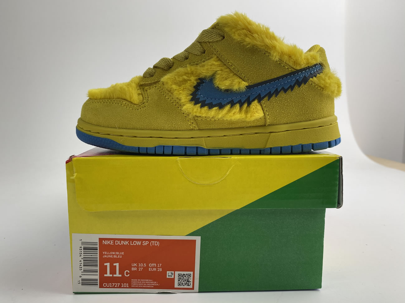 Kids Childrens Grateful Dead Bears Nike Sb Dunk Low Yellow Pink Orange Blue Green Release For Sale (10) - newkick.cc