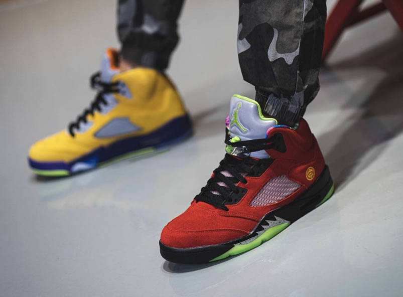 Air Jordan 5 What The 2020 Release Date Cz5725 700 On Feet (3) - newkick.cc