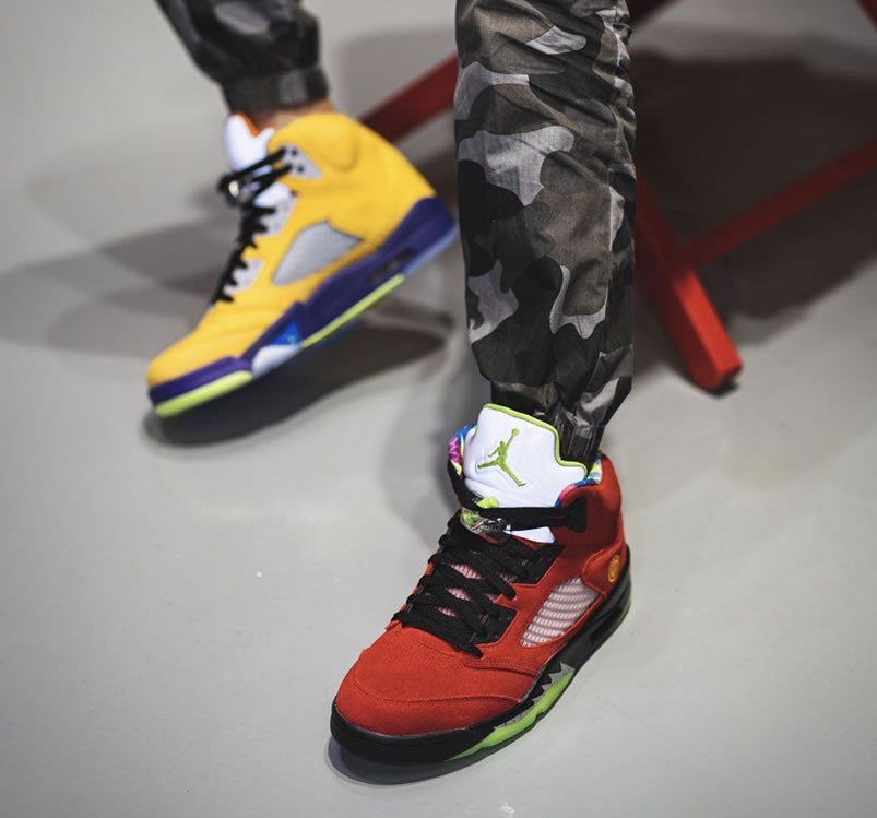 Air Jordan 5 What The 2020 Release Date Cz5725 700 On Feet (4) - newkick.cc