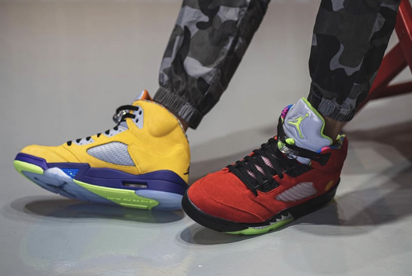 Air Jordan 5 What The 2020 Release Date Cz5725 700 On Feet (6) - newkick.cc