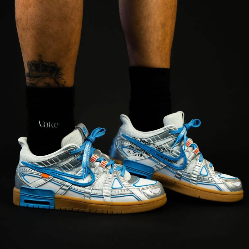 Off White Nike Air Rubber Dunk University Blue Release Date On Feet Cu6015 100 (1) - newkick.cc