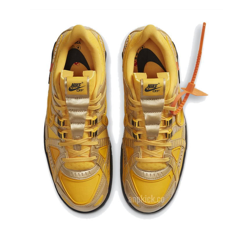 Off White Nike Air Rubber Dunk University Gold Release Date Cu6015 700 (4) - newkick.cc