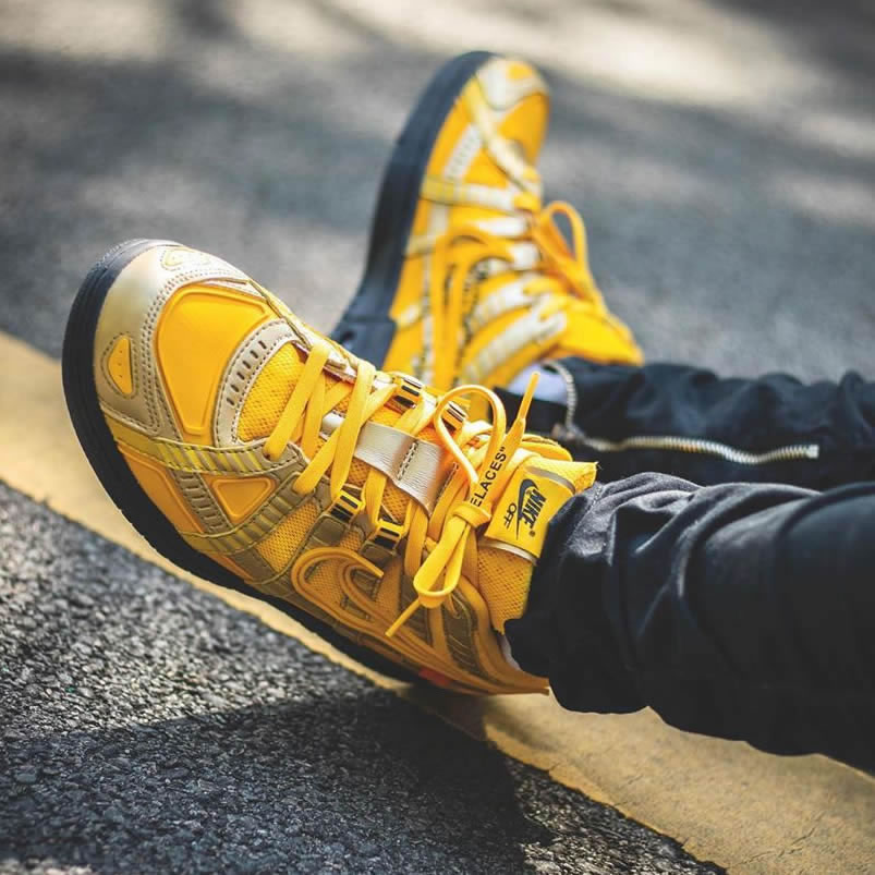 Off White Nike Air Rubber Dunk University Gold Release Date On Feet Cu6015 700 (2) - newkick.cc