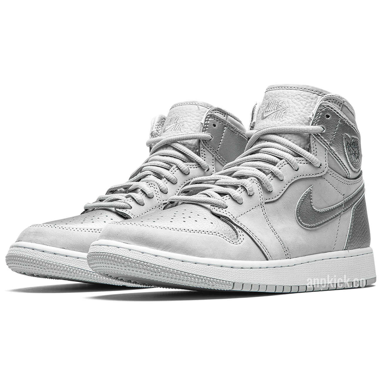 Air Jordan 1 Retro High Og Gs Co Jp Metallic Silver Neutral Grey 575441 029 (2) - newkick.cc