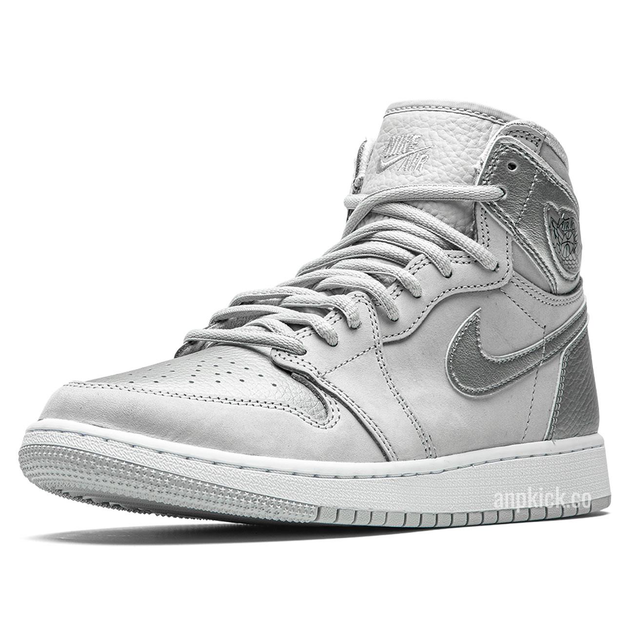 Air Jordan 1 Retro High Og Gs Co Jp Metallic Silver Neutral Grey 575441 029 (4) - newkick.cc