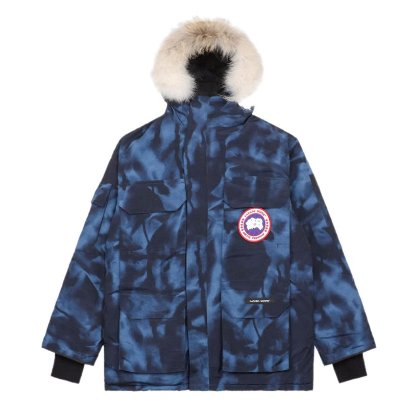 08 Canada Goose 19fw Expedition 4660ma Down Jacket Camouflage Blue (1) - newkick.cc