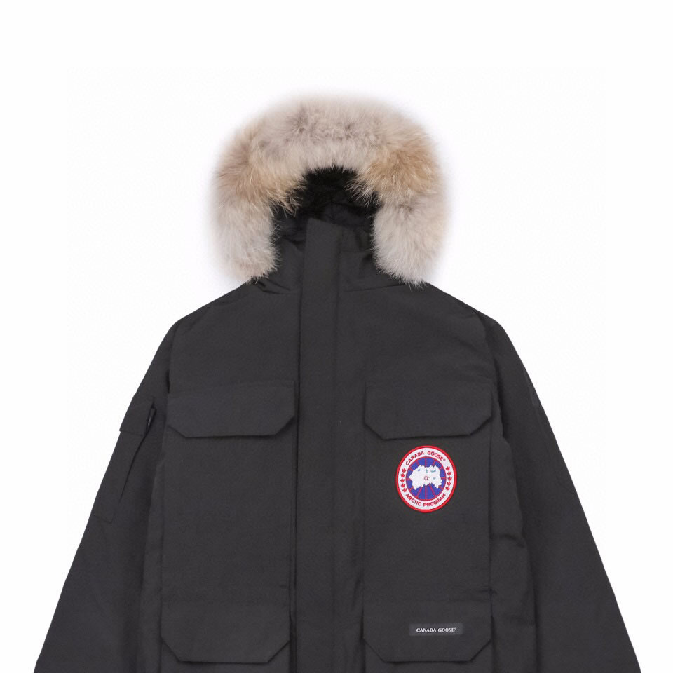 08 Canada Goose 19fw Expedition 4660ma Down Jacket Coat Black (4) - newkick.cc