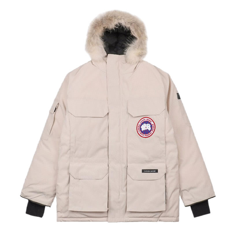 08 Canada Goose 19fw Expedition 4660ma Down Jacket Coat Cream White (1) - newkick.cc