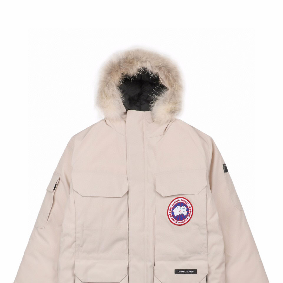 08 Canada Goose 19fw Expedition 4660ma Down Jacket Coat Cream White (4) - newkick.cc