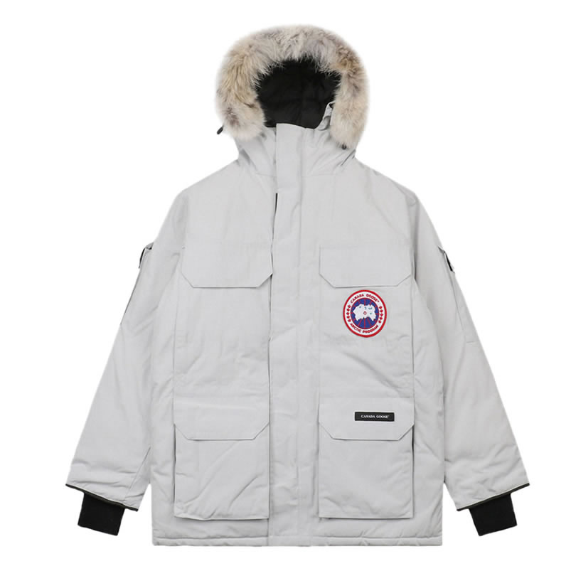 08 Canada Goose 19fw Expedition 4660ma Down Jacket Coat Silver White (1) - newkick.cc