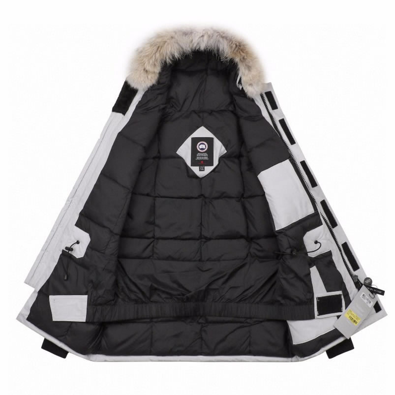 08 Canada Goose 19fw Expedition 4660ma Down Jacket Coat Silver White (3) - newkick.cc