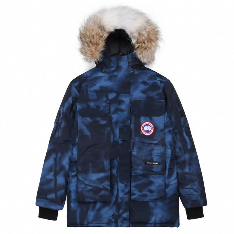 09 Canada Goose 19fw Expedition 4660la Down Jacket Coat Camouflage Blue (1) - newkick.cc