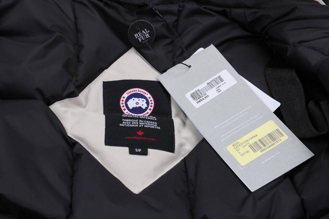 09 Canada Goose 19fw Expedition 4660la Down Jacket Coat Cream White (8) - newkick.cc