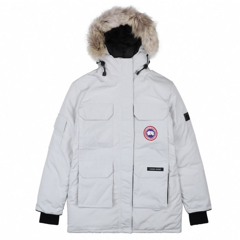 09 Canada Goose 19fw Expedition 4660la Down Jacket Coat Silver White (1) - newkick.cc