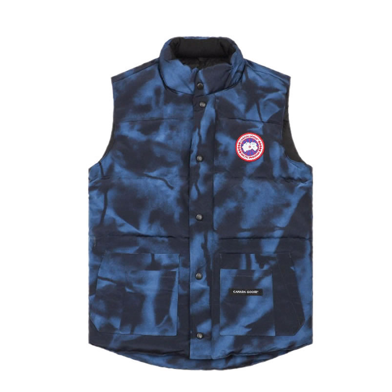 Canada Goose 4154m Freestyle Crew Vest Camouflage Blue (1) - newkick.cc