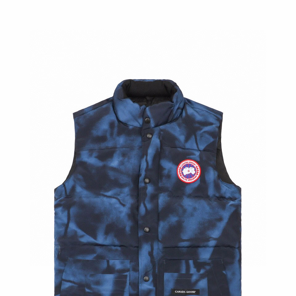 Canada Goose 4154m Freestyle Crew Vest Camouflage Blue (4) - newkick.cc