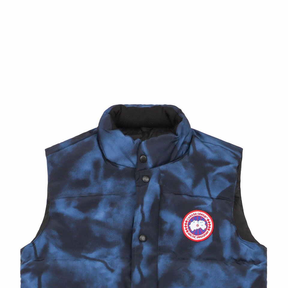 Canada Goose 4154m Freestyle Crew Vest Camouflage Blue (5) - newkick.cc