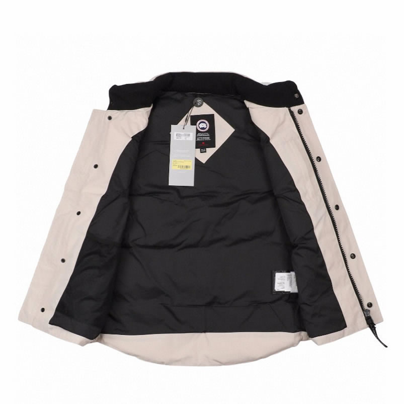 Canada Goose 4154m Freestyle Crew Vest Cream White (3) - newkick.cc