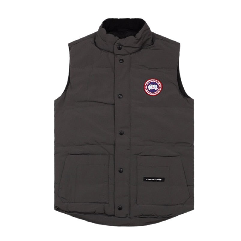 Canada Goose 4154m Freestyle Crew Vest Dark Gray (1) - newkick.cc