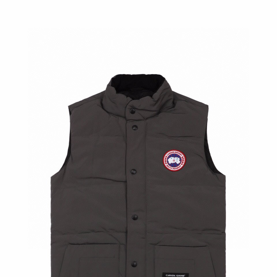 Canada Goose 4154m Freestyle Crew Vest Dark Gray (4) - newkick.cc